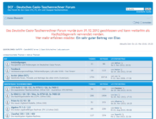 Tablet Screenshot of casiofans.de